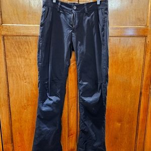 Prana Women's Size 8 R Black Lined Halle Pants